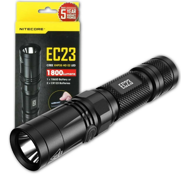 NITECORE P12GTS 1800 Lumen LED Tactical Flashlight See Video for sale online